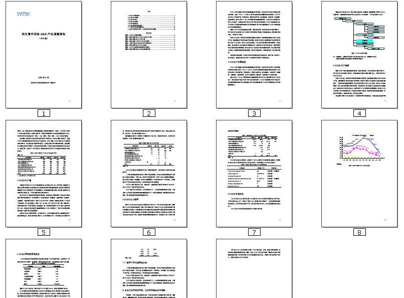 GCLE产业调查报告样式-大茴香醇,GCLE,产业